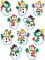 4 Sheets Of Snowman Stickers Christmas Holiday Decorations 4.75" x 7.5"